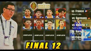 Lakas ng Gilas Women! FULL ROSTER para sa World Cup Qualifiers 🔥 May Laban Ba?