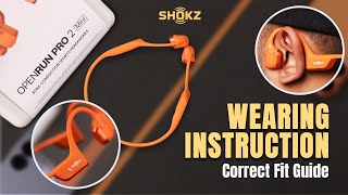 How To Wear Shokz Openrun Pro 2 Properly Correct Fit Guide