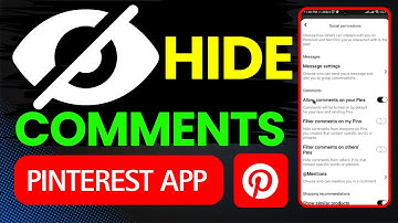 how to disable comments on your pinterest pins in mobile | hide comments on pinterest app in 2025