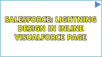 Salesforce: Lightning Design in inline visualforce page (2 Solutions!!)