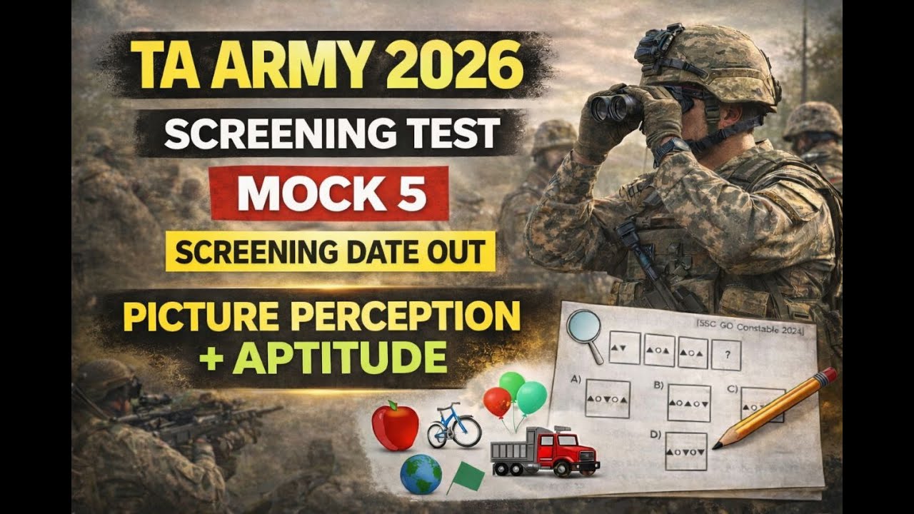 Отборочный тест в Армию территориальной обороны 2026 года | Пробный тест 5 | Дата отбора объявлен...