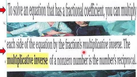 p alg 5 6 L V Using Multiplicative Inverses Pt 1