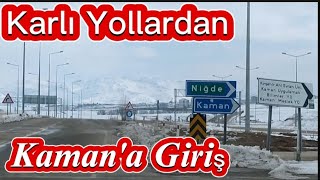 Karlı Yollardan Kaman'a Geliyorum Resimi