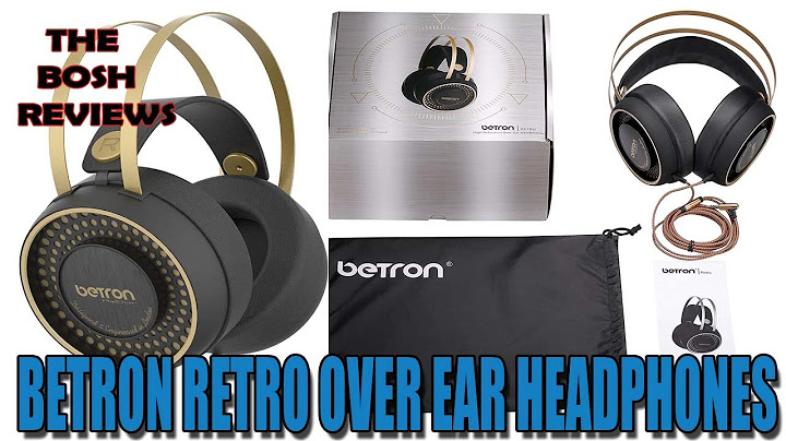Betron retro over ear headphones review