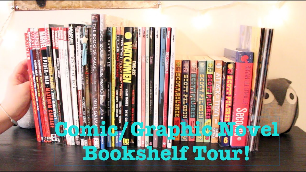 Comic Graphic Novel Bookshelf Tour Winter 2015 Youtube