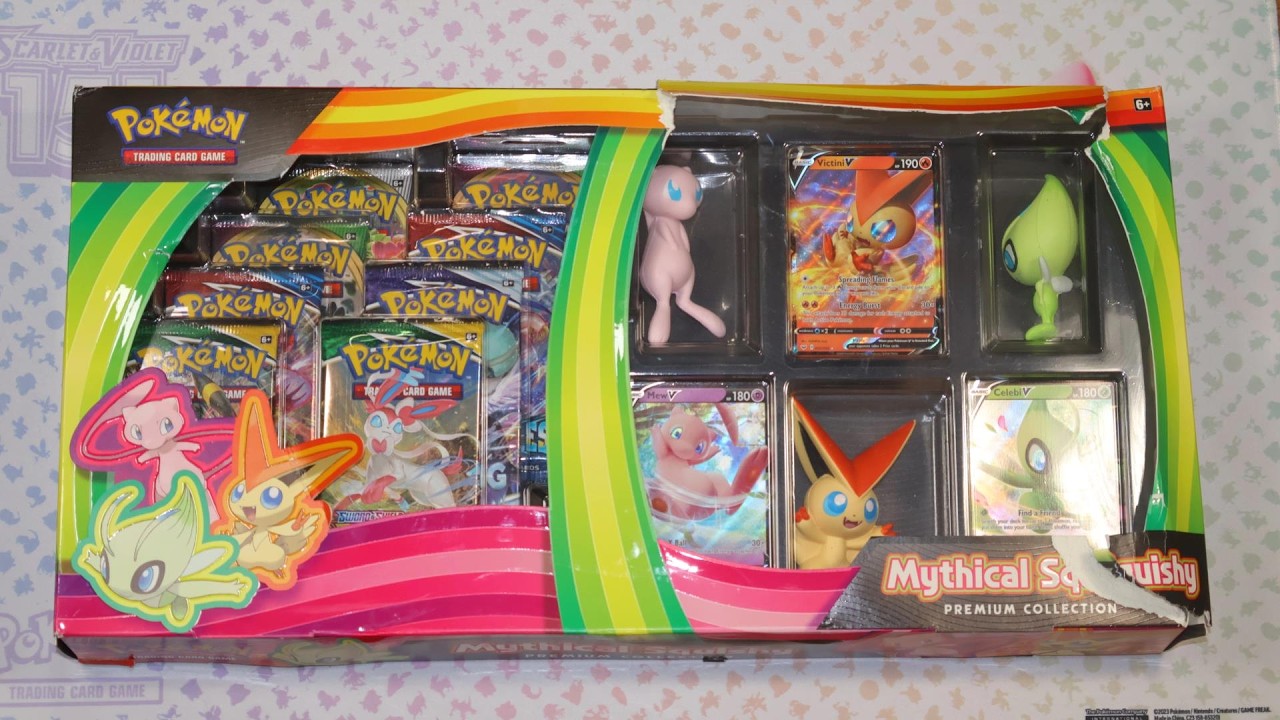 Pokemon Mythical Squishy Premium Collection Box - YouTube