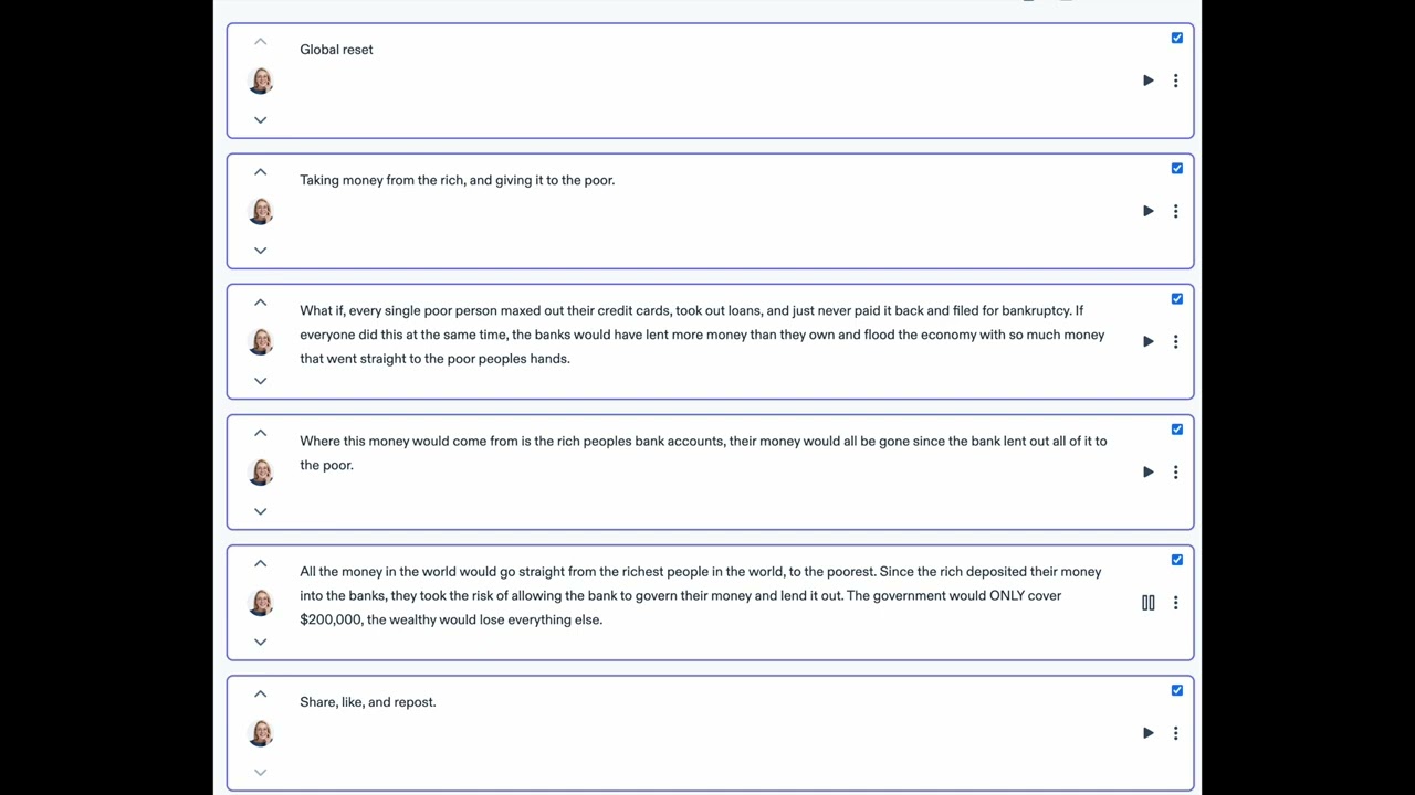 FINANCIAL GLOBAL RESET - TRANSFERRING MONEY FROM THE WEALTHY TO THE POOR! 2023!