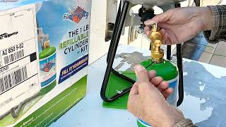 Flame King Refillable 1 Pound Camping Cylinder