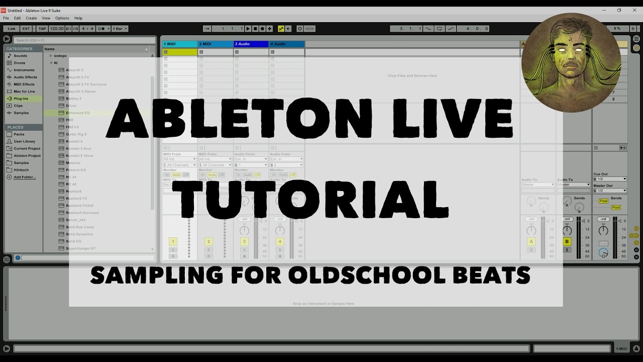 Sampling in Ableton Live 9 - Tutorial // How to build an oldschool beat ...