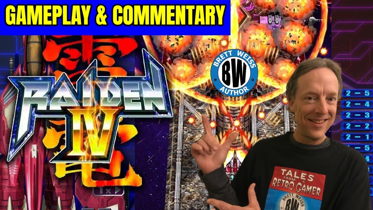 Let's Play Raiden IV - Xbox 360 - Gameplay with Commentary