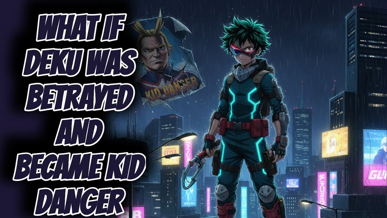 What if deku was betrayed and became kid danger