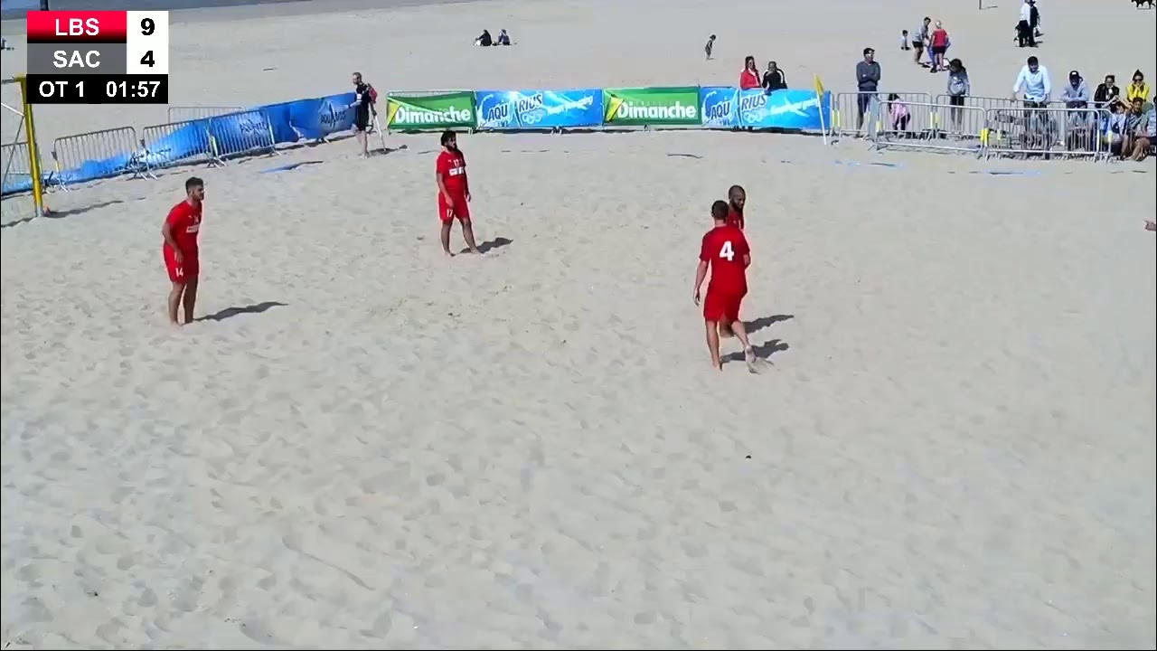 Belgium Beach Soccer Championship 2019 5th tournament:SAC-LBS La Panne