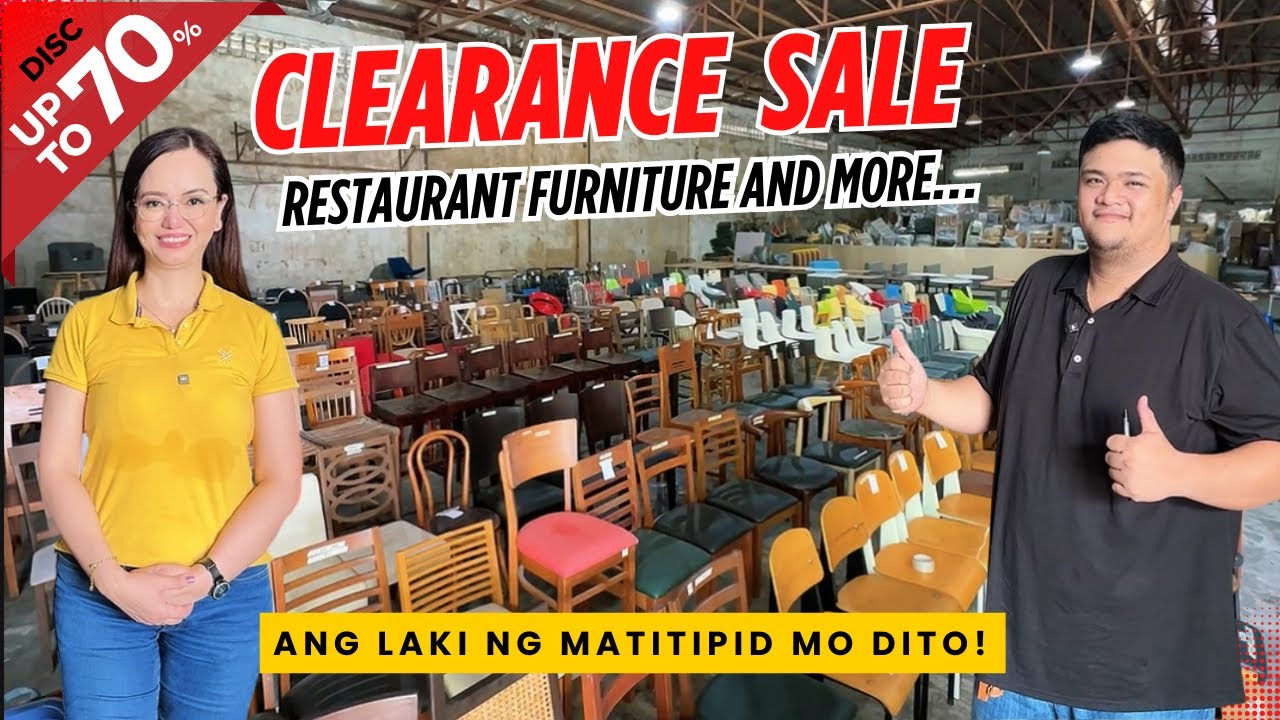 CLEARANCE SALE CHAIRS, TABLES AND MORE!/ Up to 70% Off sa lahat/Direct from Planta