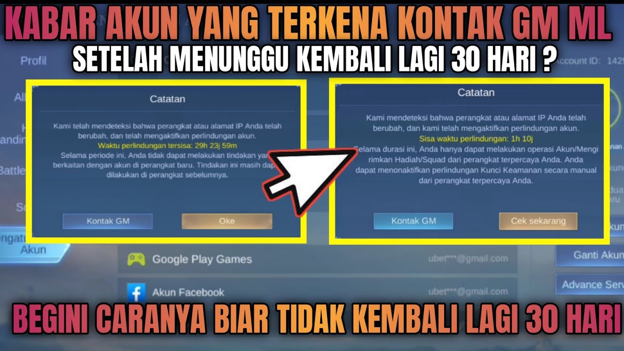 CARA MENGHILANGKAN KONTAK GM MOBILE LEGENDS SECARA PERMANENT 2023 ...