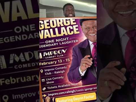 For tickets to see George Wallace in Raleigh, visit https://improv.com/raleigh/comic/george+wallace/