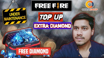 Free Fire 🔥 Under Maintenance  game kharido Codashop Problem Solve | Top Up Exta Diamond New Apps