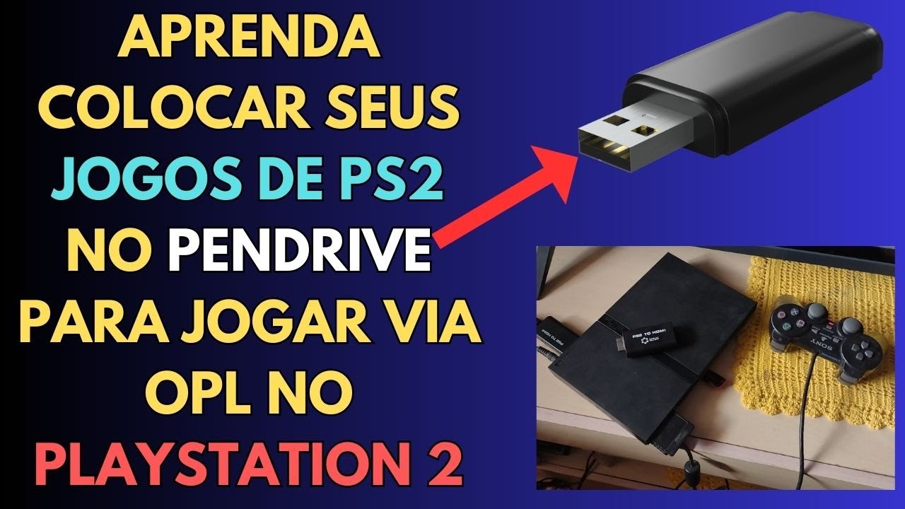 É possivel passar jogos de ps2 para pendrive no celular? E como