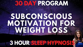 Sleep Hypnosis for Weight Loss  Subconscious Motivation to Lose Weight