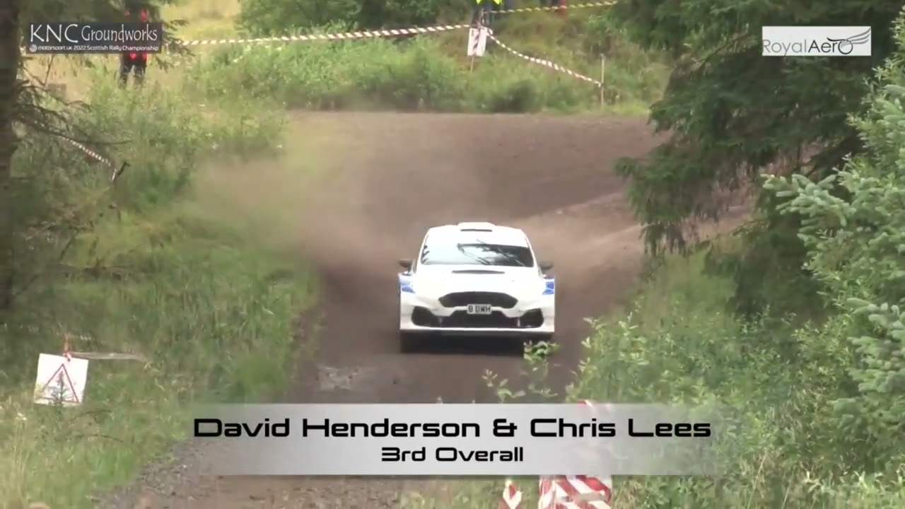 Scottish rally 2022 - Highlights - David Henderson/Chris Lees Ford Fiesta Rally2