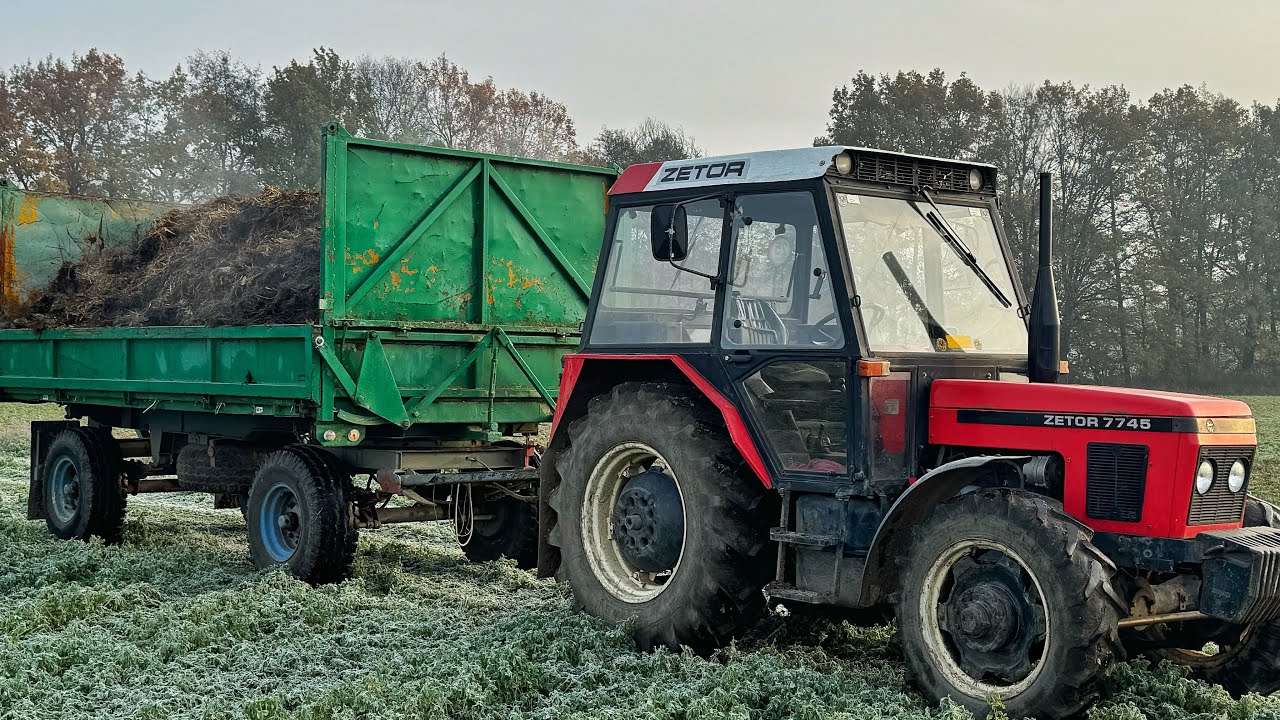 ZETOR 7745//ODVOZ HNOJE