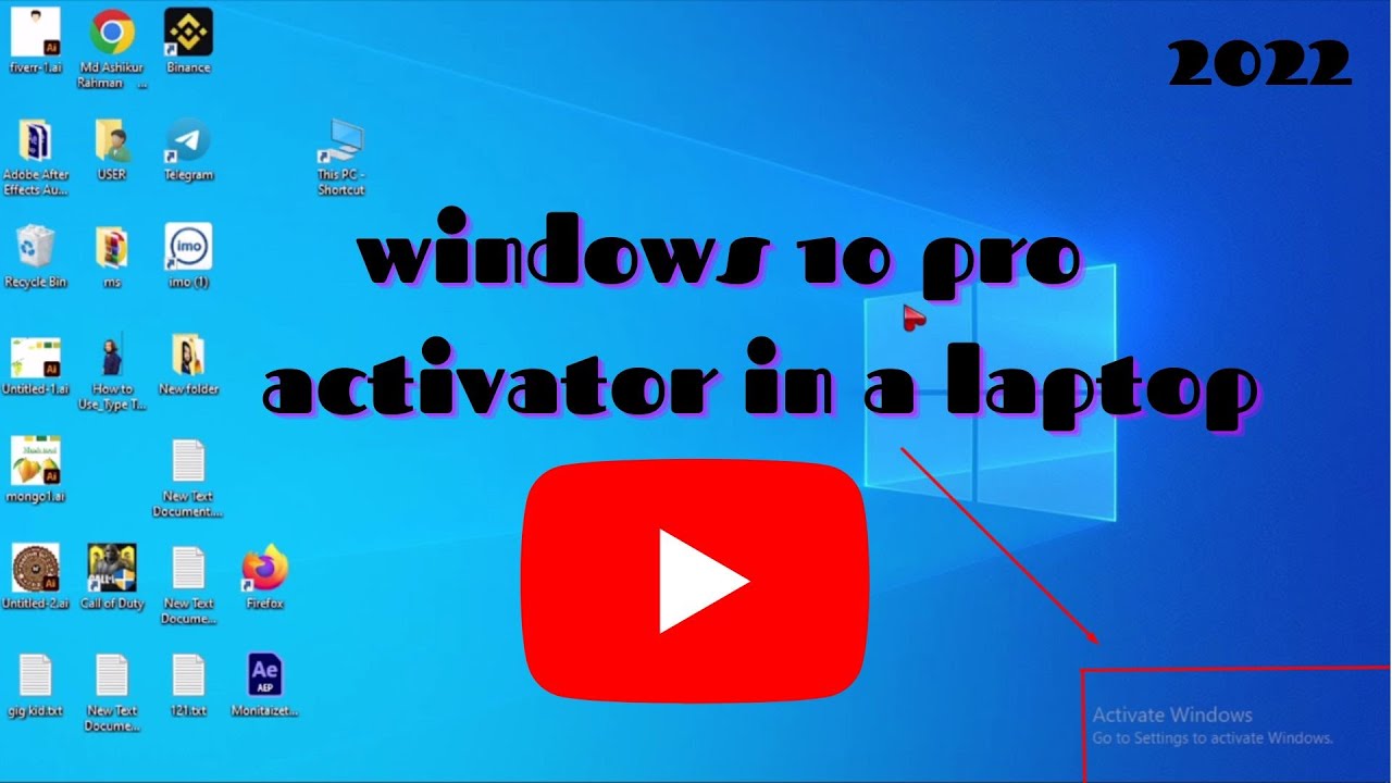 how to windows 10 pro activator in a laptop for free | Motion bd 2.0