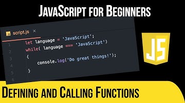Defining and Calling Functions