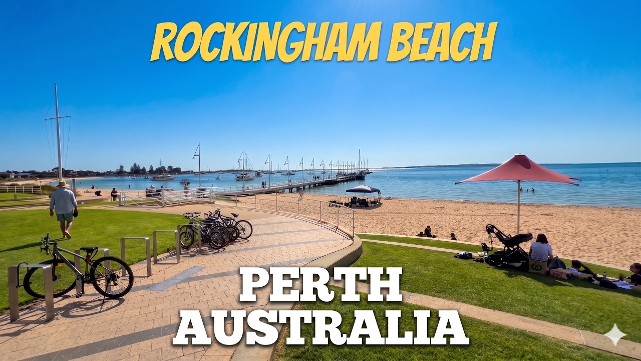 Rockingham Beach Walking Tour | Exploring Perth Australia 2026 - YouTube