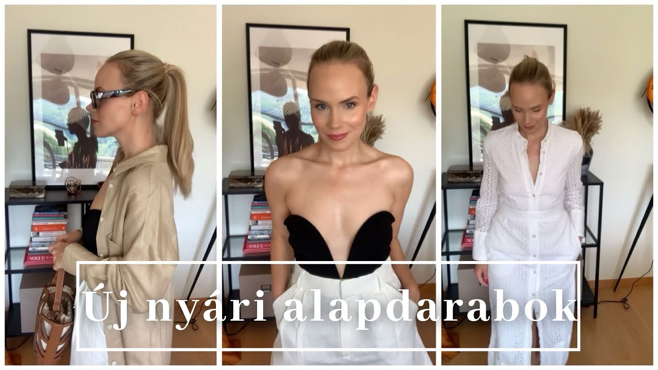 NYÁRI RUHATÁR - ÚJDONSÁGOK FELPRÓBÁLVA | EGYSZERŰ ÉS PRAKTIKUS DARABOK