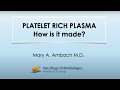 Platelet Rich Plasma (PRP). How is it made? - Dr. Mary Ambach