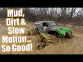 So Satisfying! Slow-Motion RC Monster Truck Action - Losi LMT