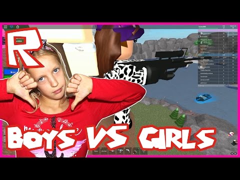 Boys VS Girls Island Wars in Roblox