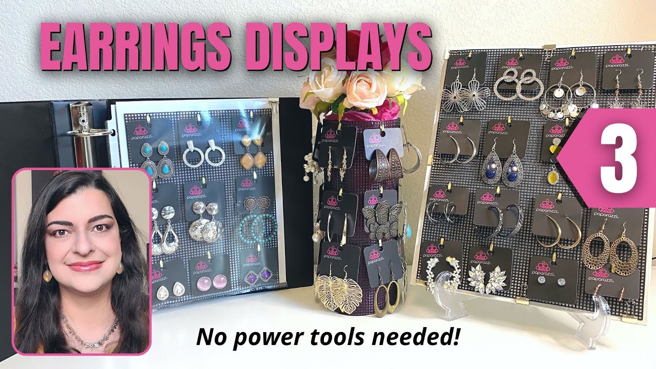 EARRING DISPLAY CARD DIY FOR CRAFT FAIRS 
