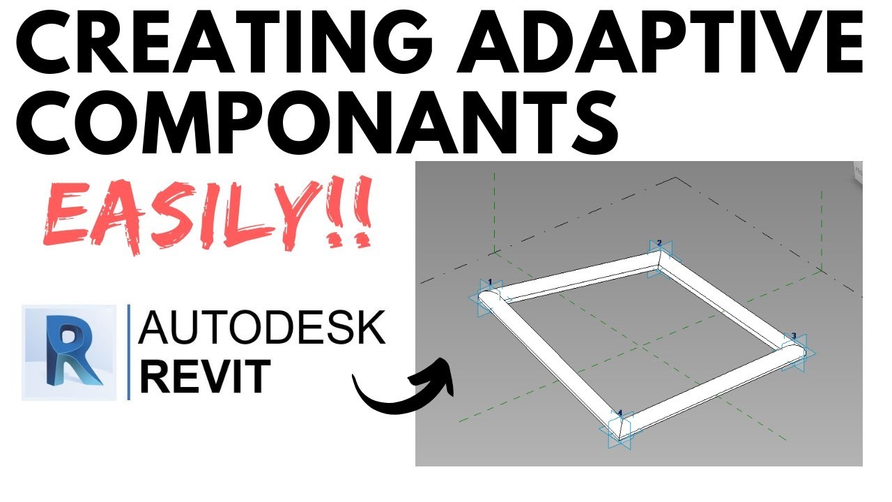 Create Adaptive Componants in Revit - Easily! - YouTube