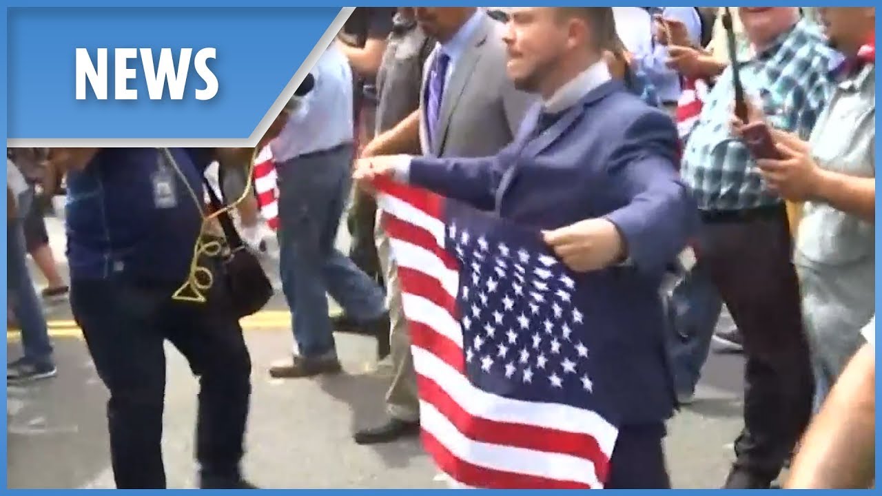 "Unite the Right" rally in Washington met with opposition