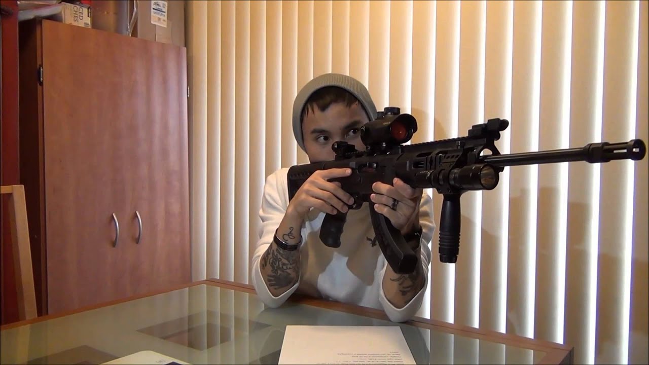 tactical-ruger-10-22-with-archangel-556-stock-youtube