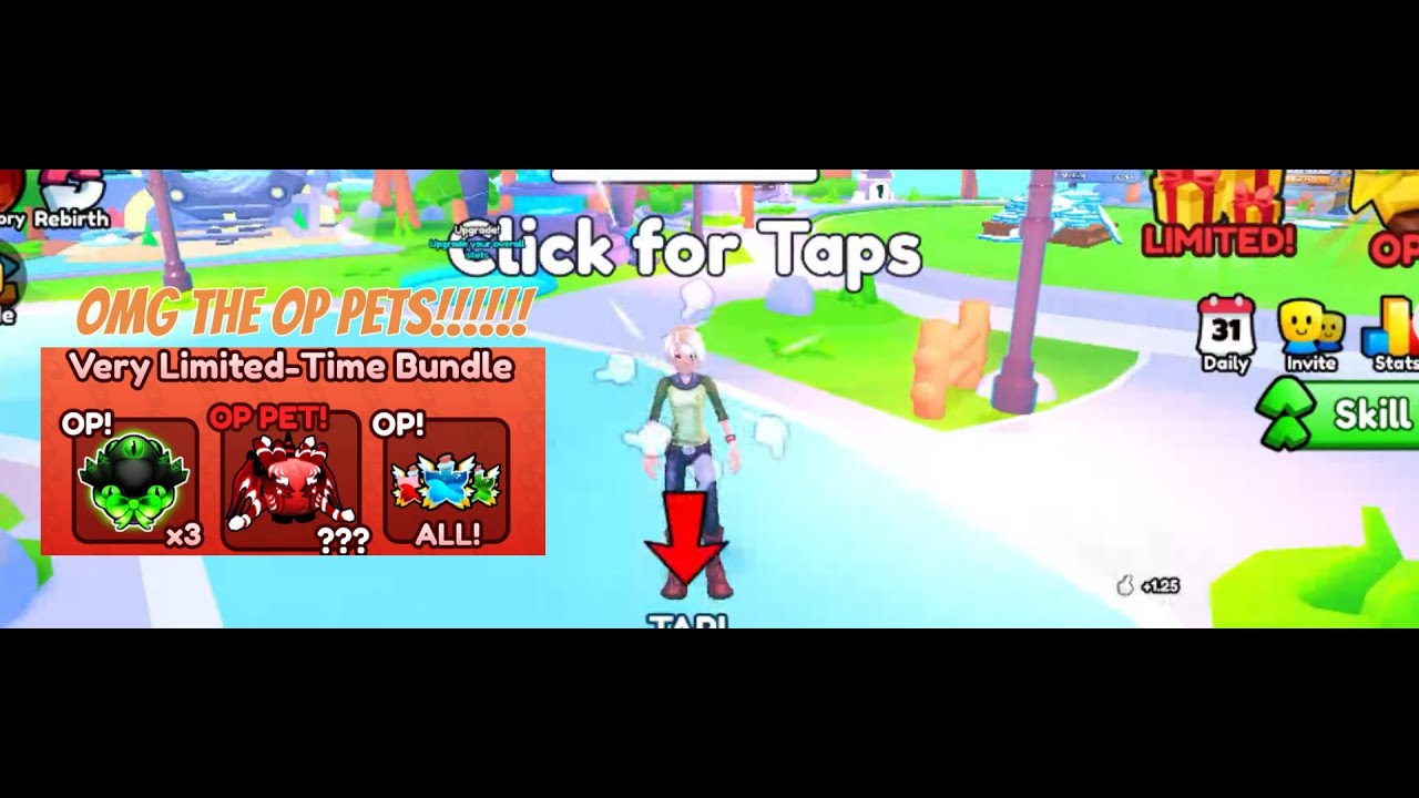 infinity tappers roblox!!!!! the op pet!!!!!!!