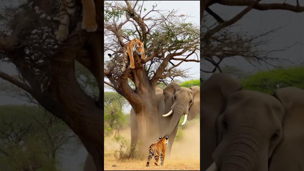 “Elephant vs Tiger | EPIC Jungle Showdown 
