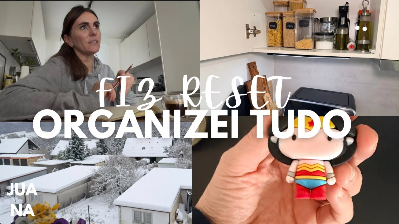 RESET VLOg | Fiz  o RESET  que precisava | A neve fez-me parar —Organização #vlog #vidareal 