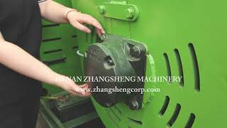 10 inch diesel engine hydraulic feed wood chipper zs1000