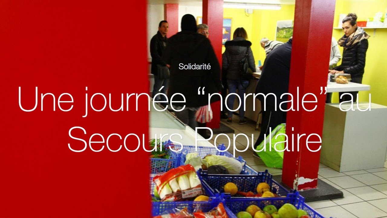 Présentation de "Une journée normale au Secours Populaire"