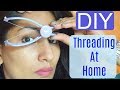 DIY Facial Hair Threading At Home | Slique Hair Threading System| Review+Demo