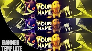 BANNER TEMPLATE 'POKEMON'| STF-ART