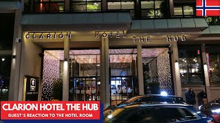 Clarion Hotel The Hub Overnight Stay A Guest S Reaction Of The Hotel Room Living In Norway Vlog