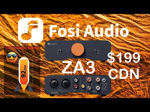 FOSI AUDIO ZA3 Balanced Digital Speaker Amplifier 4K