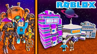 AKU BUAT PASUKAN ROBOT TERKUAT DI MARS DAN MEMBUAT BENTENG ROMBOT DI LUAR ANGKASA ROBLOX!!