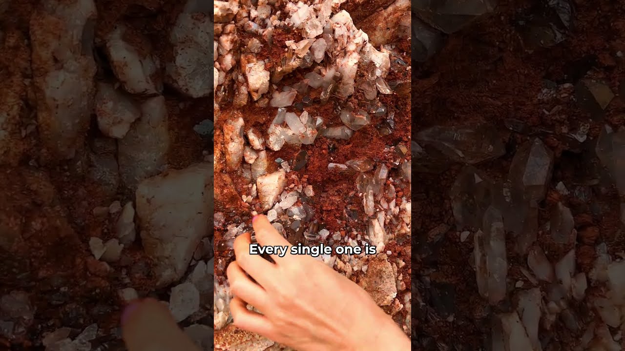 Discovering A Quartz Pocket On Mountain 
