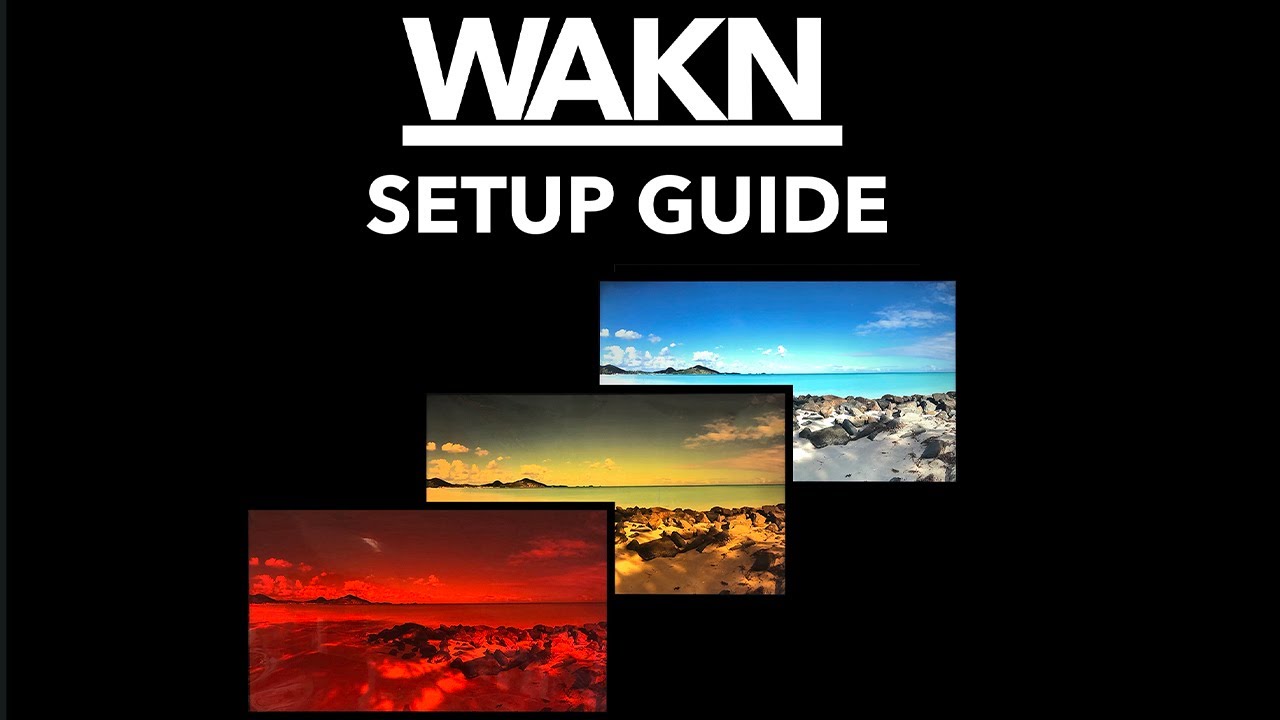Setup Guide for the WAKN Red & Amber Screen Filters - YouTube