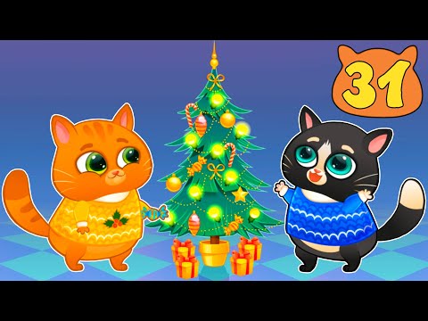 Суровый КОТИК БУБУ №31. Наряжаем елку. МУЛЬТИК про котят на канале Хвостик ТВ