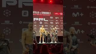 Face to face del main event de PFL Madrid @costello mma vs @fabian edwardsmma 🔥#mma #noticiasmma