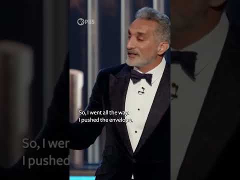 Bassem Youssef honors Jon Stewart #MarkTwainPrize #shorts